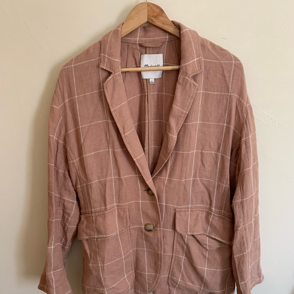 Women's Plaid Blazer by Madewell